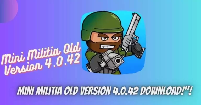 Mini Militia Old Version 4.0.42 Download!
